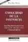 Caducidad de la Instancia