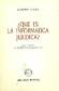 Que es la informatica juridica?