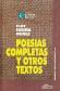 Poesias completas y otros textos Eloy Fari�a Nu�ez