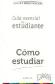 Cmo estudiar
