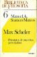 Max Scheler : principios de una etica personalista