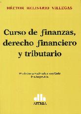 Curso de finanzas, derecho financiero y tributario