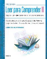 Leer para comprender II . 2 Tomos Libro de Actividades y Libro Terico