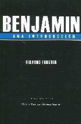 Benjamin Una Introduccin