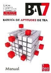 BAT 7 Nivel E Batera de Aptitudes de TEA Manual