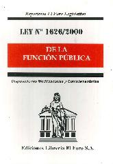 Ley 1626/2000 de la Funcin Pblica