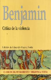 Critica a la Violencia Benjamin