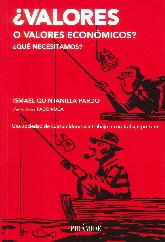  Valores o valores econmicos ?  qu necesitamos ?