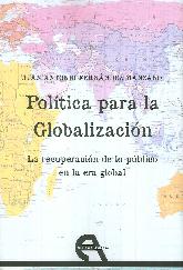 Poltica para la Globalizacin