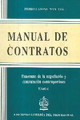 Manual de Contratos 2 tomos panorama de la negociacion y contratacion contemporanea