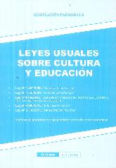 Leyes usuales sobre cultura y educacin