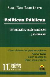 Polticas publicas formulacin, implementacin y evaluacin 