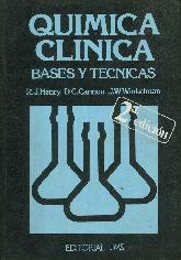 Quimica clinica : bases y tecnicas 2 tomos