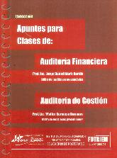 Auditora Financiera/ Auditora de Gestin