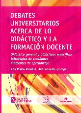 Debates Universitarios Acerca de lo Didctico y la Formacin Docente