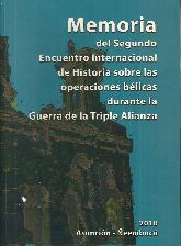 Memoria del segundo encuentro internacional de historia sobre las operaciones blicas durante la