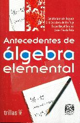 Antecedentes de álgebra elemental