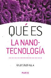 Qu es la Nanotecnologa