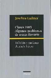 Clases 1985 Algunos Problemas de Teora Literaria