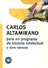 Para un programa de historia intelectual y otros ensayos