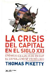 La crisis del capital en siglo XXI