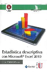 Estadstica descriptiva con Microsoft Excel 2010