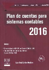 Plan de cuentas para sistemas contables 2016