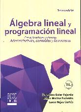 Álgebra lineal y programación lineal