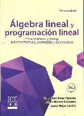 lgebra lineal y programacin lineal