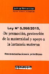 Ley 5508/2015 De promocin, proteccin de la maternidad y apoyo a la lactancia materna