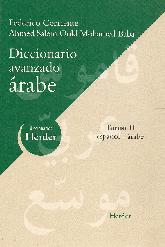 Diccionario avanzado de Arabe Tomo II Espaol Arabe