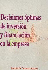 Decisiones ptimas de inversin y financiacin en la empresa