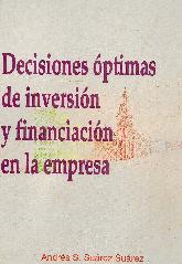 Decisiones ptimas de inversin y financiacin en la empresa