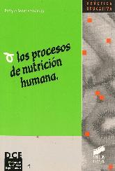 Los procesos de nutricion humana