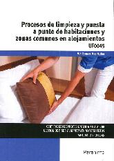 Procesos de limpieza y puesta a punto de habitaciones y zonas comunes en alojamientos