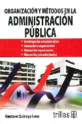 Organizacin y Mtodos en la Administracin Pblica