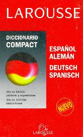 Diccionario Compact Espaol Aleman Deutsch Spanisch Larousse