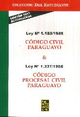 Cdigo Civil Paraguayo Ley 1183/85 Cdigo Procesal Civil Paraguayo Ley 1337/88