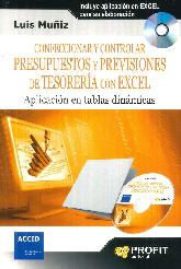 Confeccionar y controlar presupuestos y previsiones de tesorera con excel