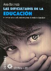 Las Dificultades de la Educacin