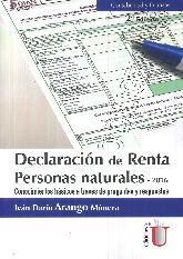 Declaracin de renta personas naturales- 2016