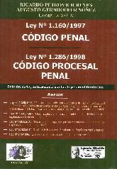 Ley 1160/1997 Cdigo Penal Ley 1286/1998 Cdigo Procesal Penal Tapa Dura