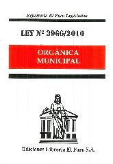 Ley 3966/2010 Orgnica Municipal
