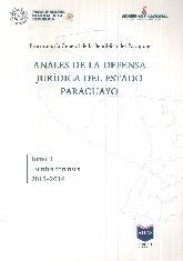 Anales de la Defensa Jurdica del Estado Paraguayo Tomo II Escritos Forenses 2013-2014