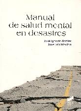 Manual de salud mental en desastres