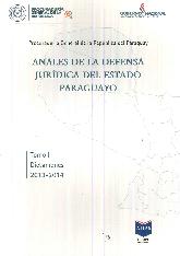 Anales de la Defensa Jurdica del Estado Paraguayo Tomo I Dictmenes 2013-2014