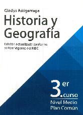 Historia y Geografa 3 Curso Nivel Medio Plan comn
