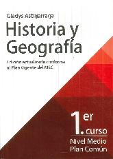 Historia y Geografa 1 Curso Nivel Medio Plan comn
