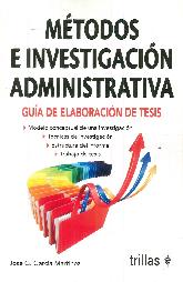 Mtodos e Investigacin Administrativa