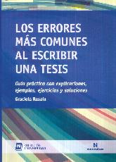 Los Errores ms Comunes al Escribir una Tesis